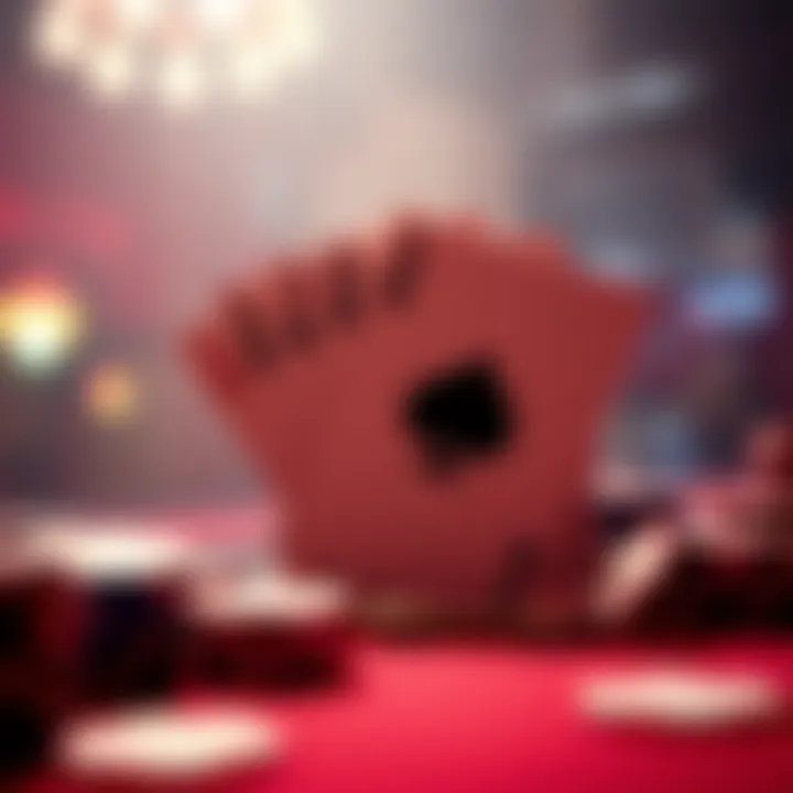 An abstract representation of the Ace Reveal mechanic in online gaming.