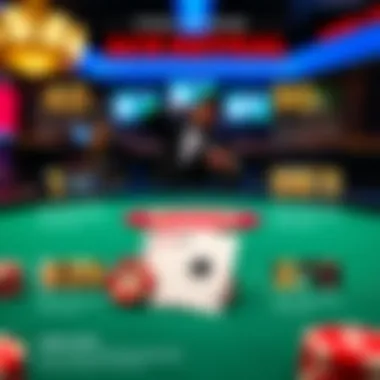 Infographic depicting various online casino game types utilizing Ace Reveal.