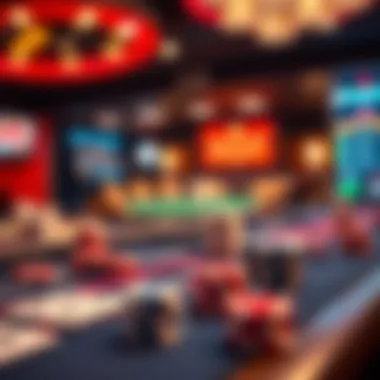 Key Platforms for Online Poker Enthusiasts An illustration of popular online poker platforms in the United States.