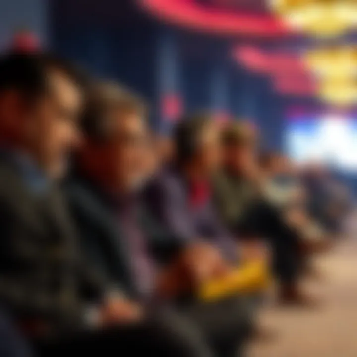 Critics reviewing films in a cinematic setting