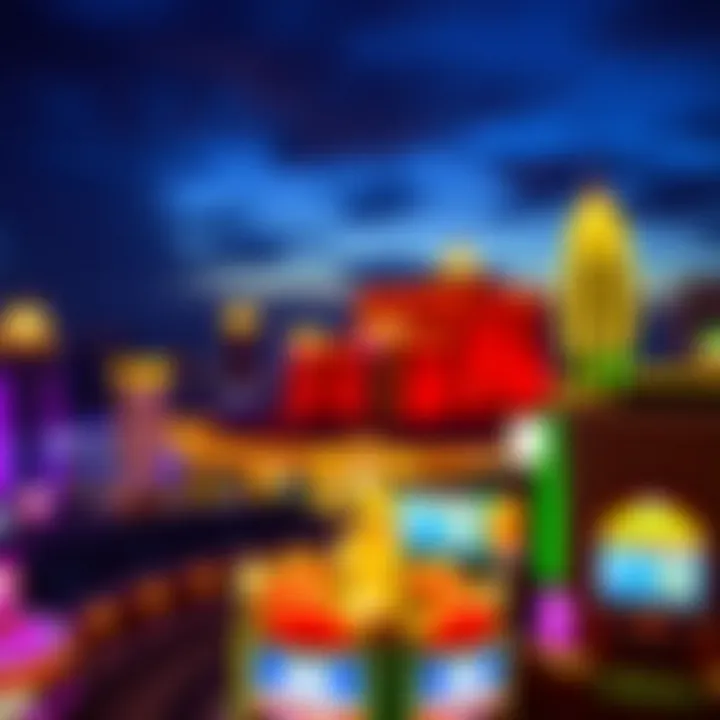 Overview of Atlantic City casino skyline