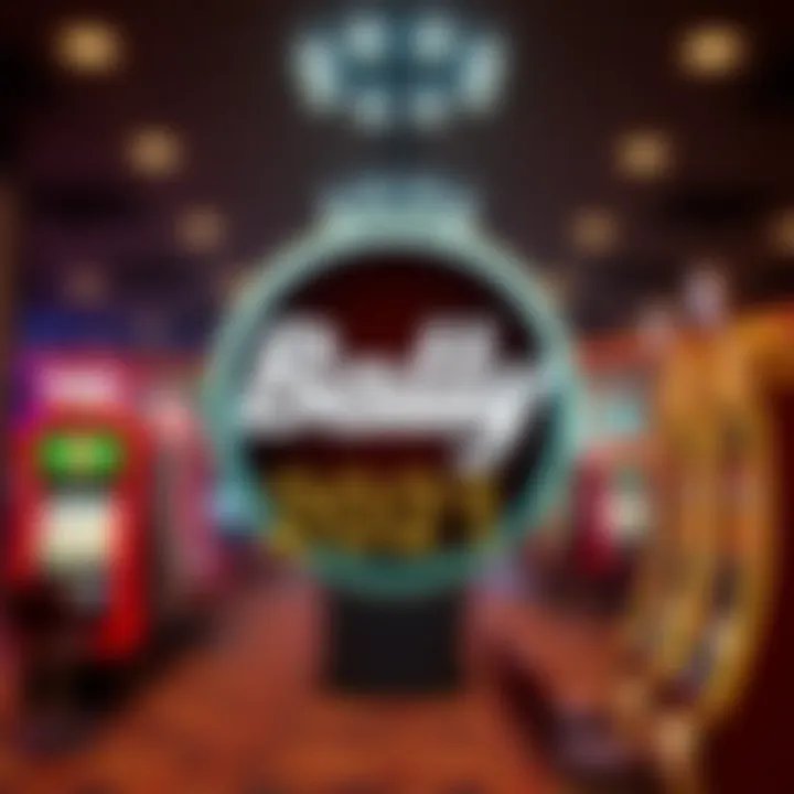 Visual representation of the Bally logo with promotional elements