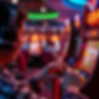 Engaged player enjoying a slot game on a mobile device