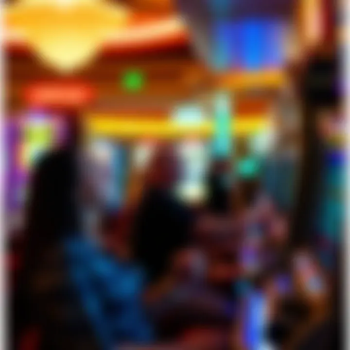 Patrons enjoying the gaming experience at Tropicana