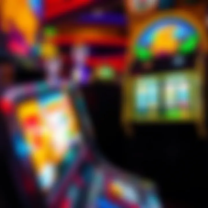 Detailed view of a popular themed slot machine
