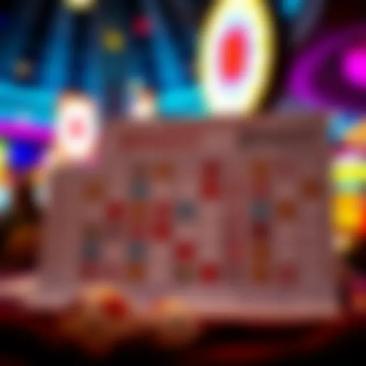 A detailed bingo schedule highlighting different themes