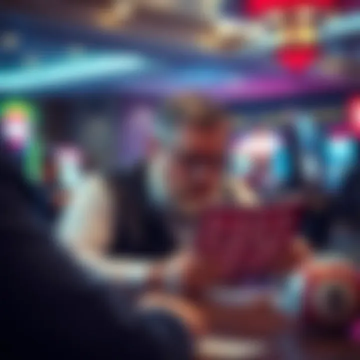 A strategic player analyzing bingo cards for a winning approach