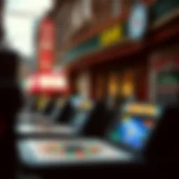 Historic view of Newark's early gaming establishments