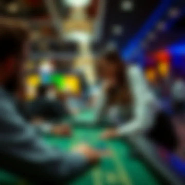 Influence of chalk betting on gambler behavior