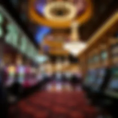 Opulent Ambiance of the Casino Floor Luxurious interior of the Circa casino floor