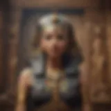 Ancient Egyptian symbols and Keno gameplay interface