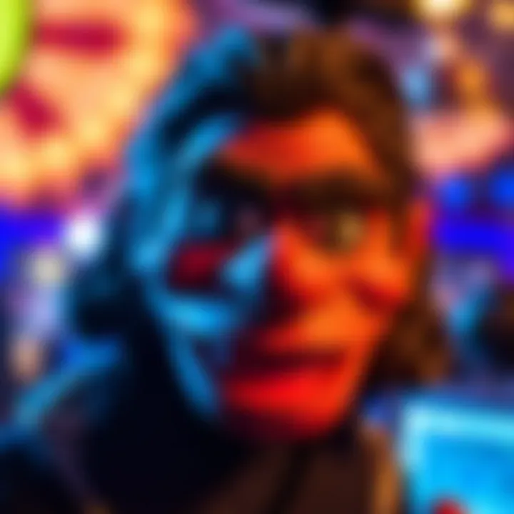 Close-up of one of Terry Fator's puppets