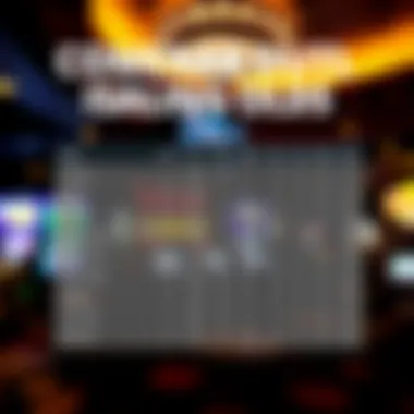 A visual comparison chart of odds offered by different Colorado sports betting sites