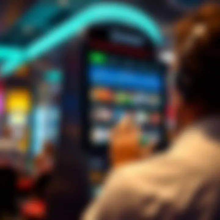 A dynamic view of a Colorado sports betting platform interface showcasing various sports and betting options