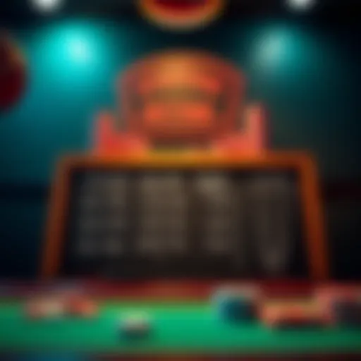 Strategic betting decisions on a chalkboard