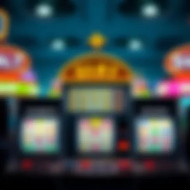 Illustration showing different payout structures and how they work in slots