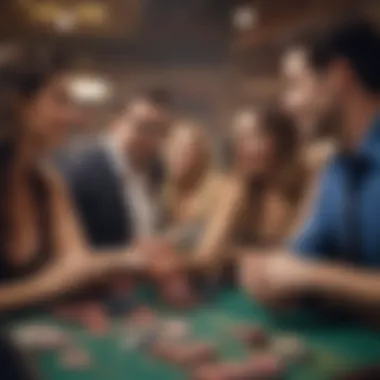 A group of friends enjoying a competitive game night with chips and drinks