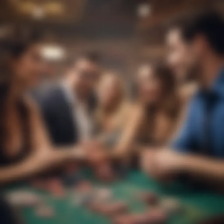 A group of friends enjoying a competitive game night with chips and drinks