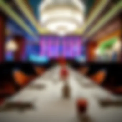 Savor the Ambiance Elegant dining setup at Wynn Las Vegas