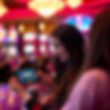 User enjoying free play options on a mobile device at Doubledown Casino