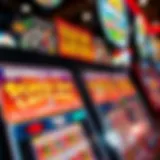 Vibrant display of Georgia lottery scratch-off tickets