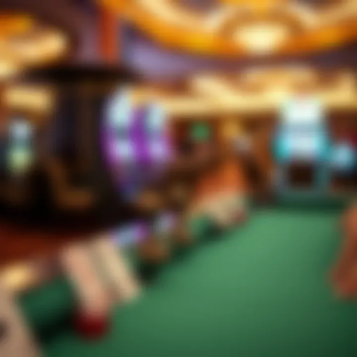 Cultural artifacts displayed within the casino reflecting local heritage