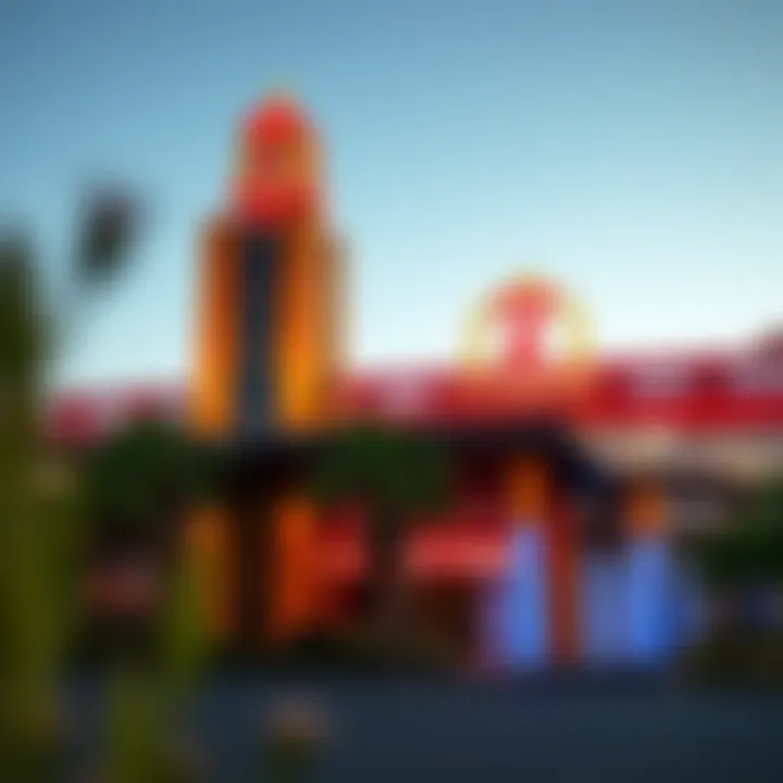 Exterior view of 7 Cedars Casino showcasing its architectural beauty