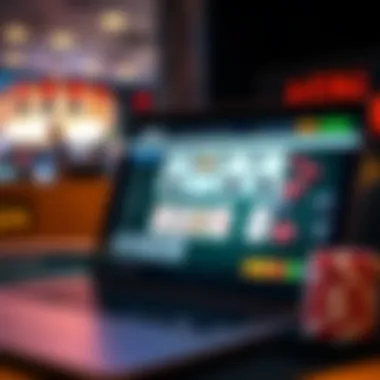 User-Friendly Interface of 888poker An intuitive user interface of 888poker displayed on a laptop screen, highlighting modern design.