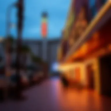 View of a budget-friendly hotel in Las Vegas