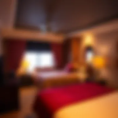 Cozy interior of an affordable Las Vegas hotel room