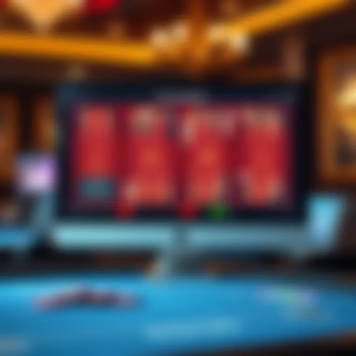 A computer screen displaying an online backgammon platform