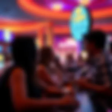 Social Gaming Experience Guests enjoying a night out at the casino