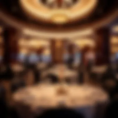 Elegant Dining Experience Luxurious dining area within the casino