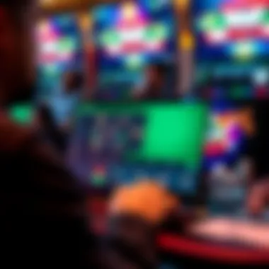 User interface showcasing engaging online betting experiences