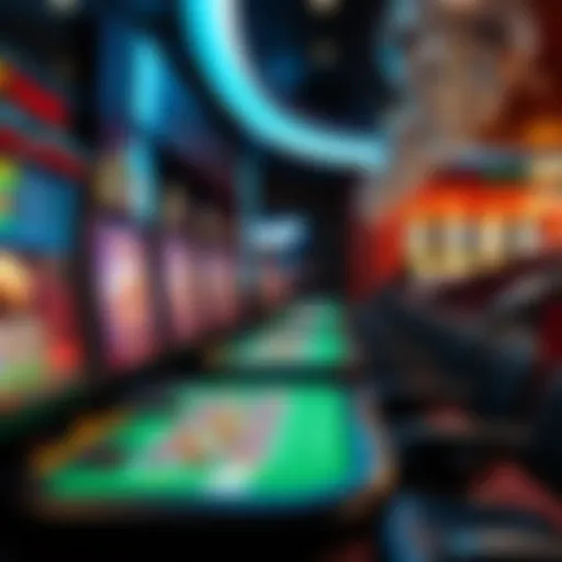 Diverse virtual gaming platforms showcasing a range of betting options