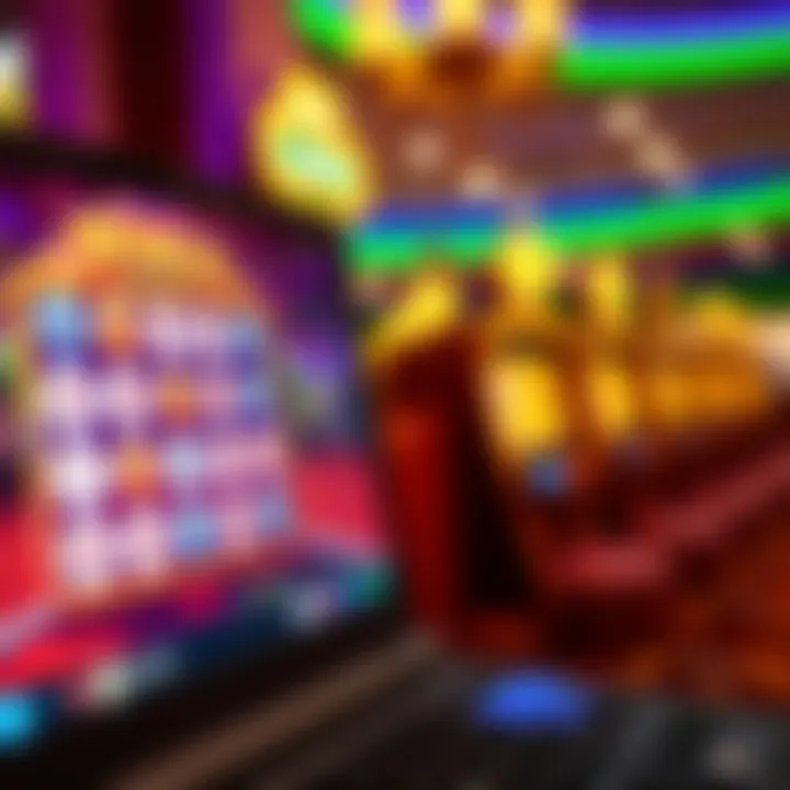 A close-up of a computer screen displaying an online bingo game