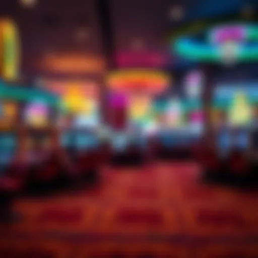 Vibrant Casino Scene A vibrant casino scene showcasing boomtown free rooms