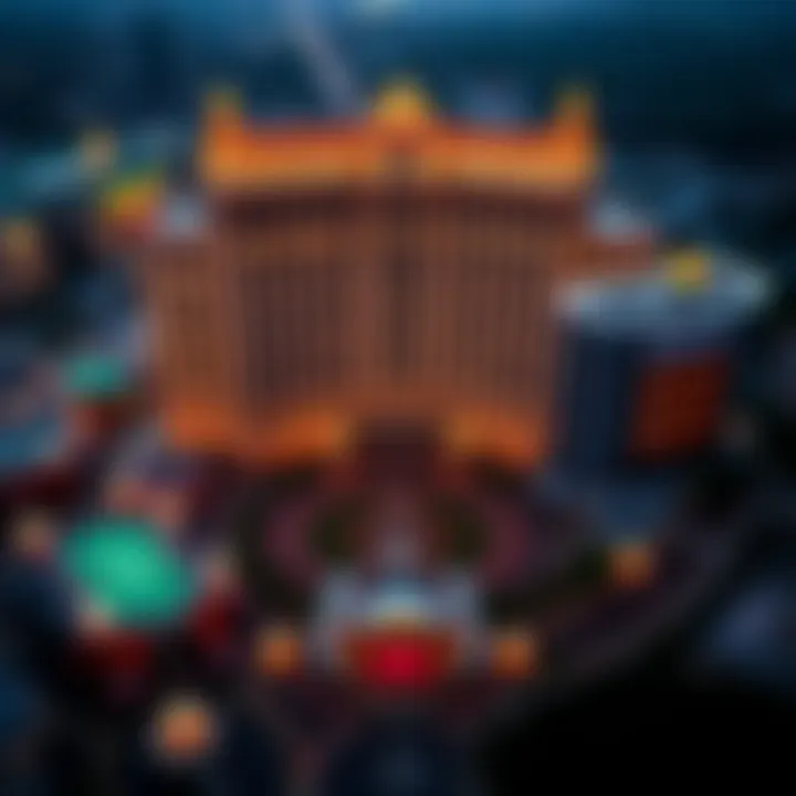 Aerial view of the Borgata Casino showcasing its grandeur.