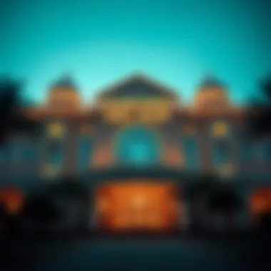 Elegant facade of Casino del Mar showcasing its architectural beauty