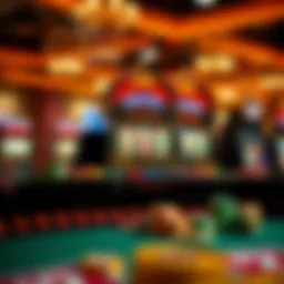 Visual representation of online casino slots