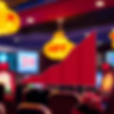 Graph showing user engagement trends in online casinos