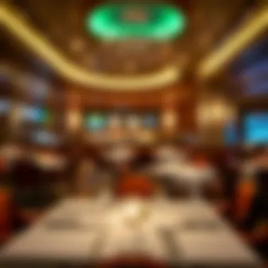 Chic dining space at Circa offering a unique culinary experience