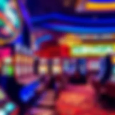 Vibrant gaming floor at Circa featuring state-of-the-art gaming machines