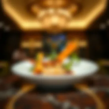 Artfully plated gourmet dish showcasing culinary artistry