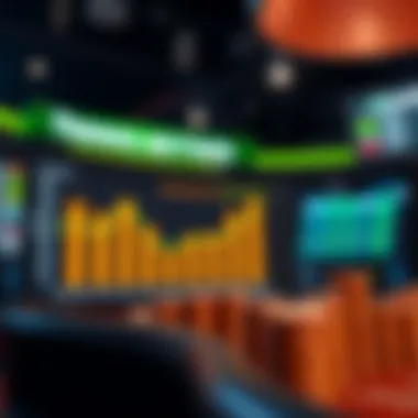 Graphical representation of sports betting trends and statistics.