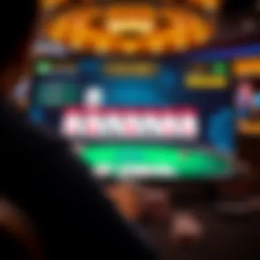 A digital interface for an online poker game showcasing strategy and player decisions