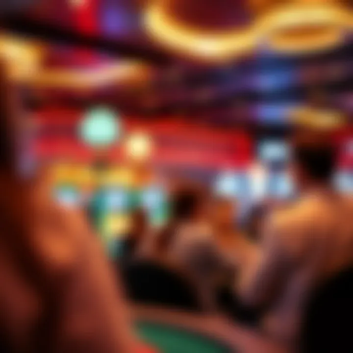 Guests enjoying a vibrant atmosphere at EQC Casino