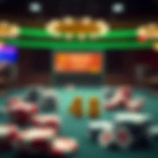 Visual representation of no deposit bonus mechanics in online casinos