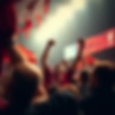 Fans celebrating a Liverpool victory