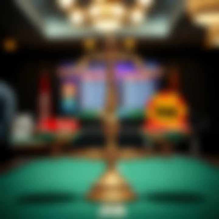 A scale balancing the benefits and drawbacks of casino coupon codes